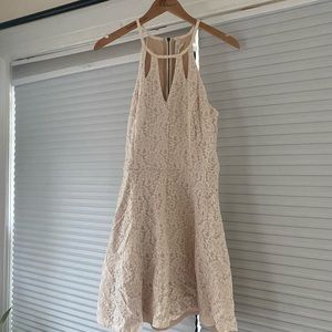 Love Fire Lace Halter Neck Dress (Size L)